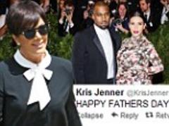 Kris Jenner congratulates new dad West with Happy Father's Day message
