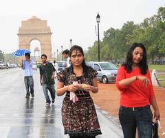 Delhi receives its first monsoon showers