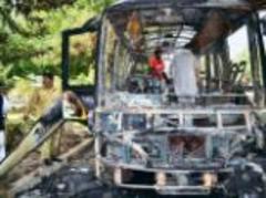 militants kill 14 and leave 23 injured after bomb attacks on women's university bus and hospital